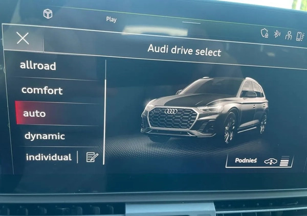 Audi Q5 cena 181000 przebieg: 27900, rok produkcji 2021 z Świdnica małe 326